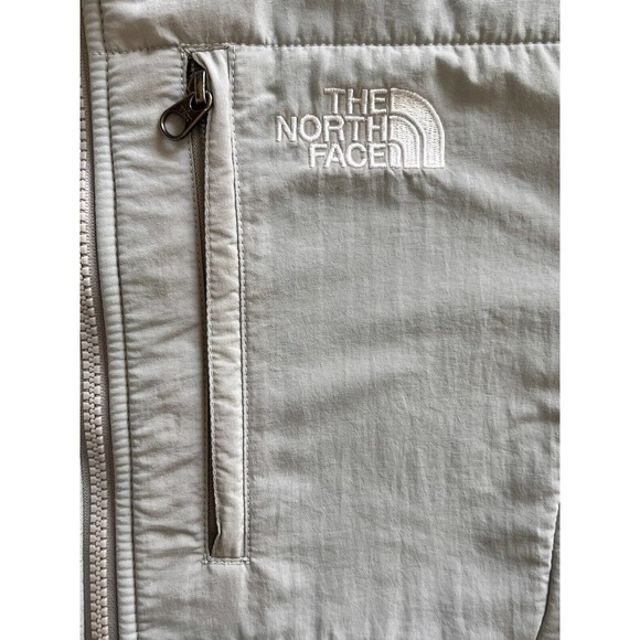 The North Face GreenGray Full Zip Fleece Nylon Jacket Long Sleeve Pockets XSmall - Picture 5 of 11